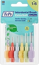 Zestaw szczoteczek międzyzębowych - TePe Interdentale Brush Extra Soft Mixed Pack — Zdjęcie N1