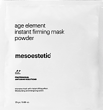Zestaw - Mesoestetic Age Element Firming (mask gel/5x25g + mask powder/5x110ml)  — Zdjęcie N3
