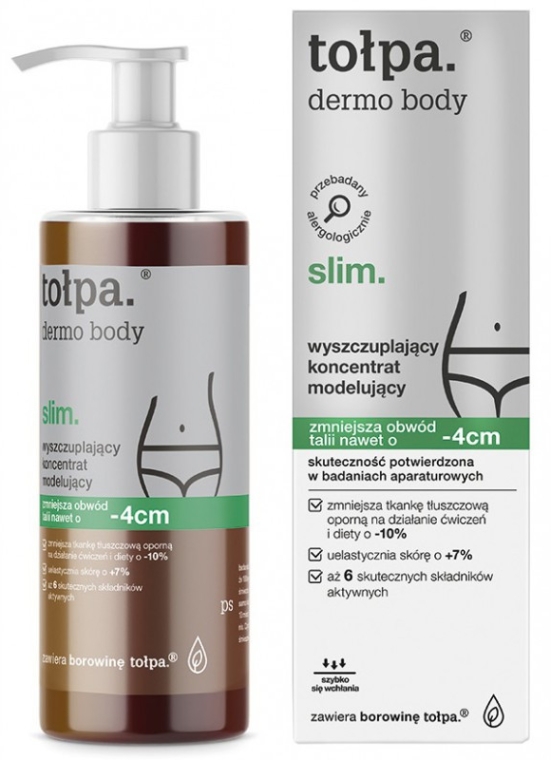 Wyszczuplający koncentrat modelujący Slim - Tołpa Dermo Body Slim Concentrate -4cm