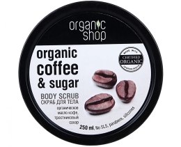 Scrub do ciała Brazylijska kawa - Organic Shop Body Scrub Organic Coffee & Sugar — Zdjęcie N1