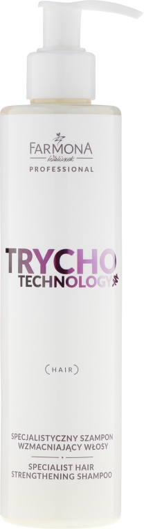 Specjalistyczny szampon wzmacniający włosy - Farmona Professional Trycho Technology — Zdjęcie N1