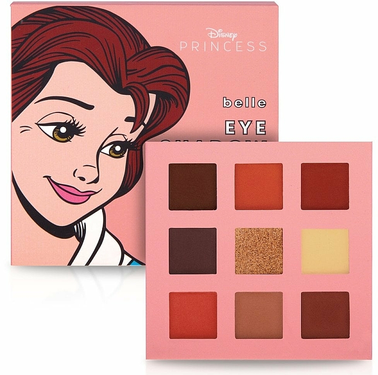 Paleta cieni do powiek - Mad Beauty Disney POP Princess Mini Belle Eyeshadow Palette — Zdjęcie N2
