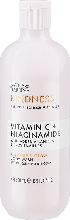 Żel pod prysznic - Baylis & Harding Kindness+ Vitamin C + Niacinamide Cleanse & Glow Body Wash — Zdjęcie N1