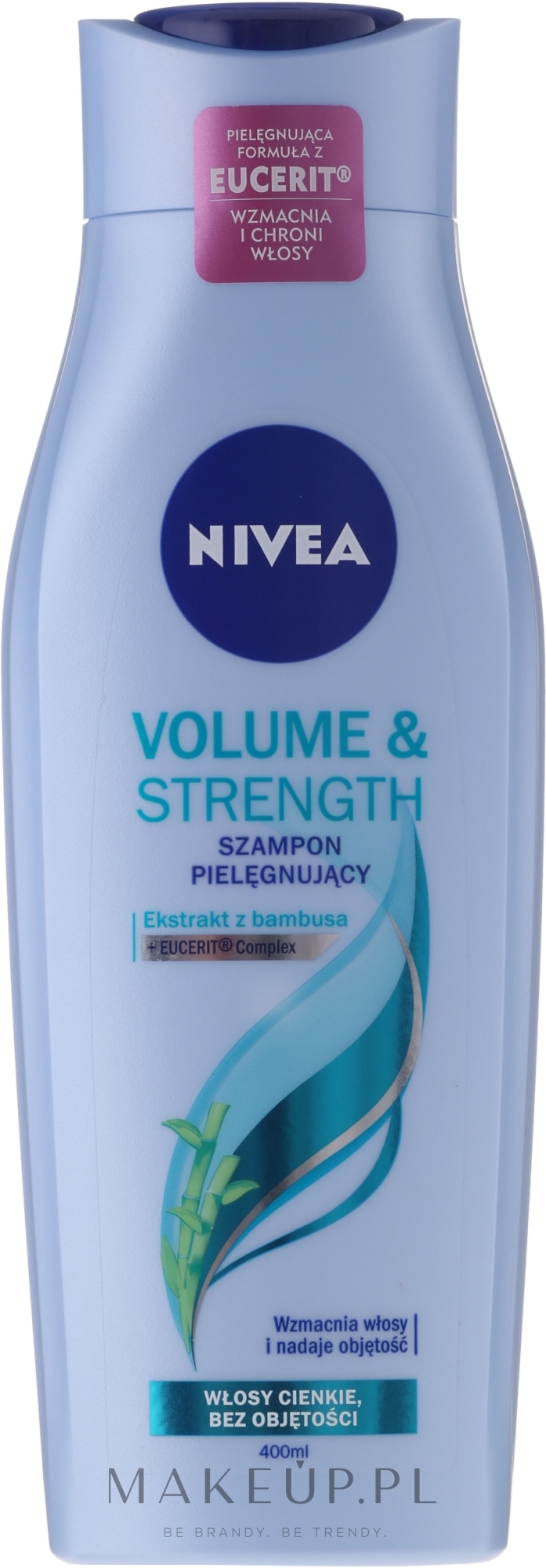 Pielęgnujący szampon zwiększający objętość włosów cienkich - NIVEA Hair Care Volume Care Shampoo  — Zdjęcie 400 ml