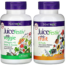 Witaminy Owoce i warzywa - Natrol Juice Festiv — Zdjęcie N2