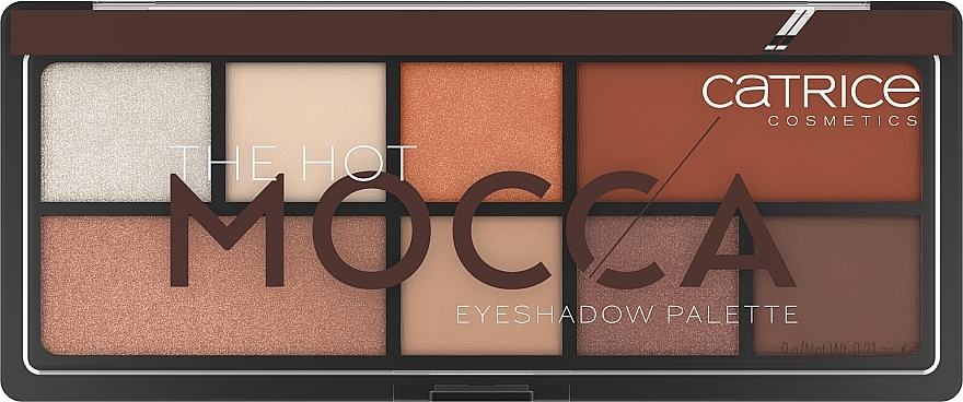 Paleta cieni do powiek - Catrice The Hot Mocca Eyeshadow Palette — Zdjęcie N1