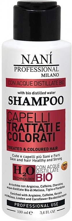Szampon do włosów farbowanych - Nanì Professional Milano Hair Shampoo — Zdjęcie N1