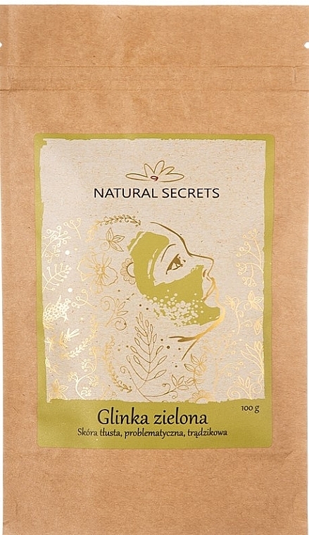 Glinka zielona - Natural Secrets Green Clay — Zdjęcie N1