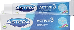 Pasta do zębów o potrójnym działaniu - Astera Active 3 Toothpaste — Zdjęcie N1