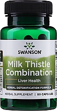 Suplement diety Ostropest plamisty, 60 szt - Swanson Milk Thistle Combination — Zdjęcie N1