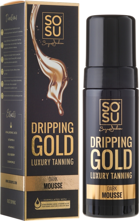 Luksusowy mus samoopalający do ciała - Sosu by SJ Dripping Gold Luxury Tanning Mousse — Zdjęcie N1