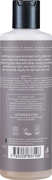 Organiczny szampon z brązowym cukrem do suchej skóry głowy - Urtekram Brown Sugar Shampoo Dry Scalp — Zdjęcie N2