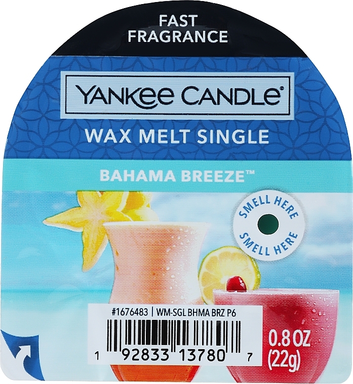 Wosk zapachowy - Yankee Candle Classic Wax Bahama Breeze  — Zdjęcie N1