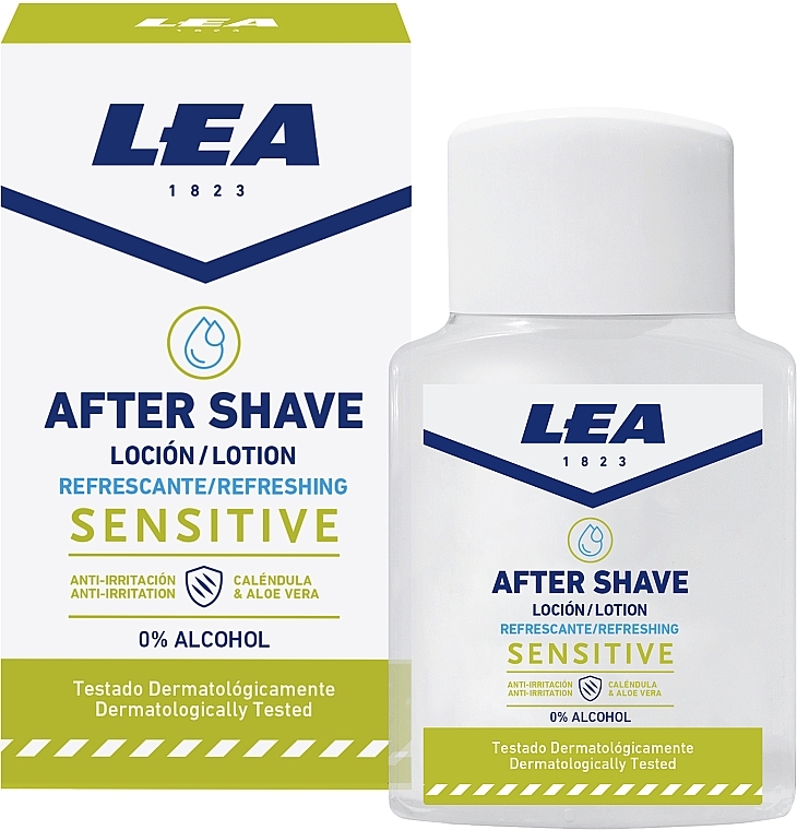 Odświeżający balsam po goleniu - Lea Sensitive After Shave Refreshing Lotion — Zdjęcie N1