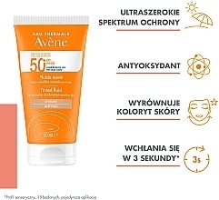 Przeciwsłoneczny fluid koloryzujący SPF 50+ - Avène Sun Care Tinted Fluid — Zdjęcie N5