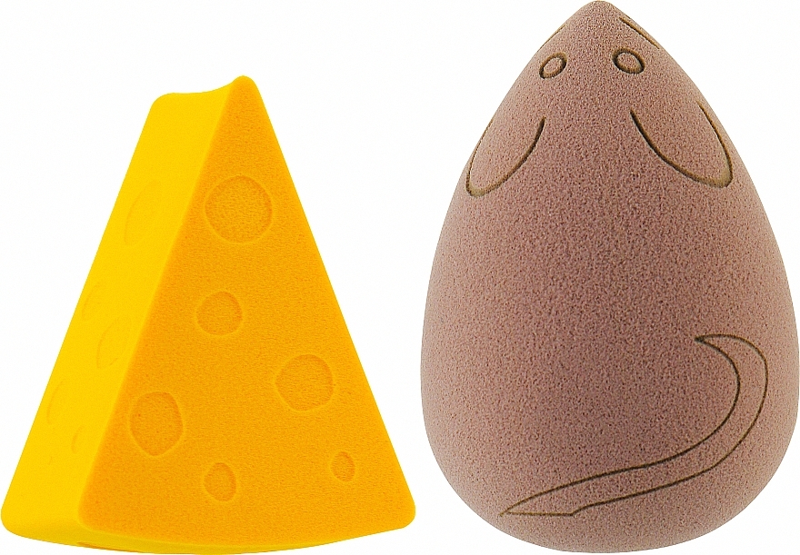 Gąbki do makijażu - I Heart Revolution Cheese Board Sponge Duo  — Zdjęcie N1