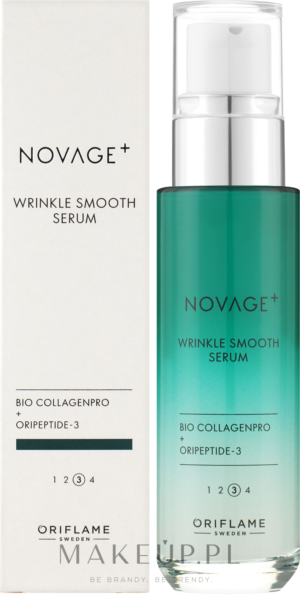 Serum przeciwzmarszczkowe do twarzy - Oriflame Novage+ Wrinkle Smooth Serum — Zdjęcie 30 ml