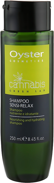 Szampon do włosów z konopi bez SLES i parabenów - Oyster Cosmetics Cannabis Green Lab Shampoo Sensi-Relax — Zdjęcie N2