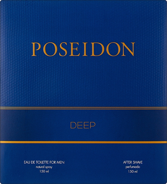 Instituto Espanol Poseidon Deep - Zestaw (ash/balm 150 ml + edt 150 ml) — Zdjęcie N1