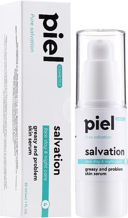 Intensywne serum seboregulujące do twarzy - Piel cosmetics Pure Salvation — Zdjęcie N3