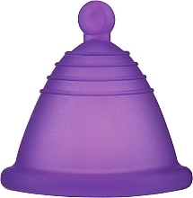 Kubeczek menstruacyjny rozm M, kolor fioletowy - MeLuna Classic Shorty Menstrual Cup — Zdjęcie N1