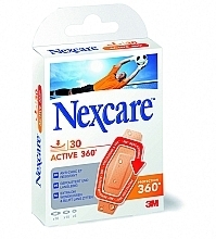 Zestaw plastrów, 3 rozmiary, 30 szt. - Nexcare 3M Anti-shock Active 360 Bandages — Zdjęcie N1