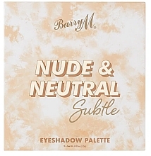 PRZECENA! Paleta cieni do powiek - Barry M Nude & Neutral Eyeshadow Palette * — Zdjęcie N1