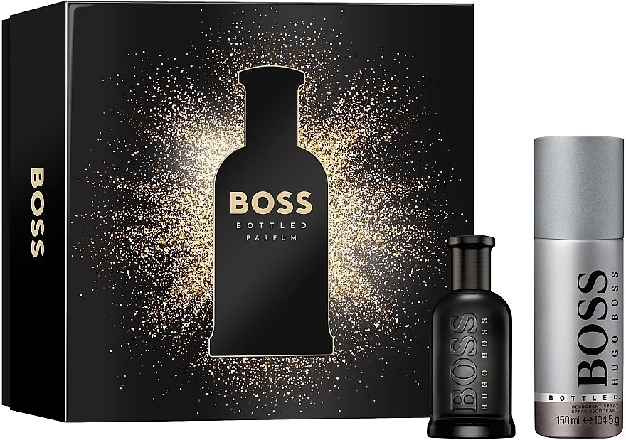 BOSS Bottled Parfum - Zestaw (parfum 50 ml + deo 150 ml) — Zdjęcie N1