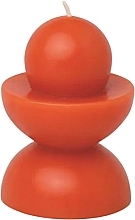 Kup Świeca dekoracyjna, czerwono-pomarańczowa - Paddywax Totem Candle Red Orange Gizmo