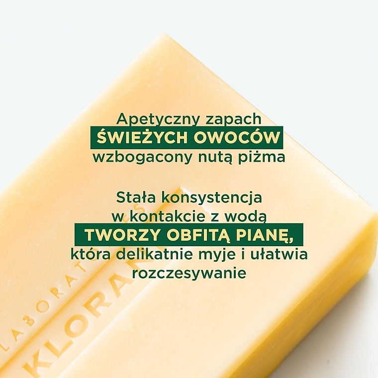 Szampon w kostce do włosów suchych z ekstraktem z aloesu - Klorane Mango Solid Shampoo Bar — Zdjęcie N4