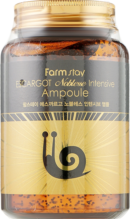 Serum w ampułce ze śluzem ślimaka - FarmStay Escargot Noblesse Intensive Ampoule — Zdjęcie N2