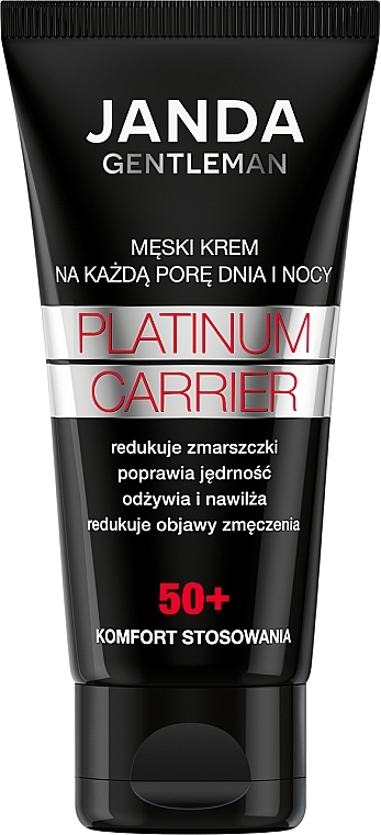 Męski krem ​​przeciwzmarszczkowy 50+ - Janda Gentleman Platinum Carrier — Zdjęcie N1