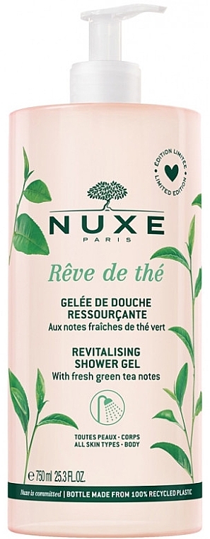 Rewitalizujący żel pod prysznic z dozownikiem - Nuxe Body Reve de The Revitalizing Shower Gel — Zdjęcie N1