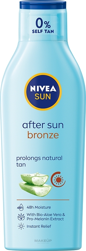 Balsam po opalaniu przedłużający opaleniznę - NIVEA SUN After Sun Bronze Bio-Aloe Vera & Pro-Melanin Extract — Zdjęcie 200 ml
