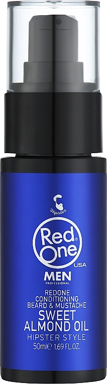 Odżywka z olejkiem migdałowym do brody - Red One Conditioning Beard & Mustache Sweet Almond Oil — Zdjęcie N1