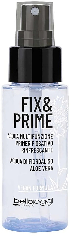 Spray utrwalający makijaż - Bellaoggi Fix & Prime Acqua Mist — Zdjęcie N1