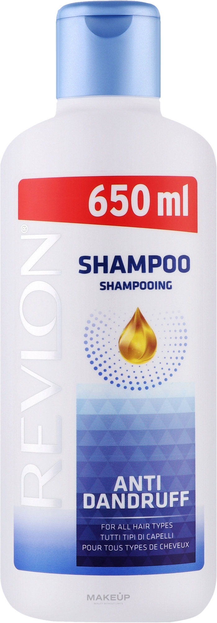 Szampon przeciwłupieżowy do wszystkich rodzajów włosów - Revlon Anti-Dandruff Shampoo — Zdjęcie 650 ml