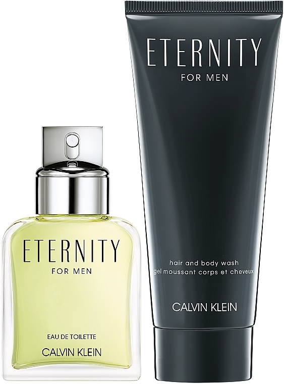 Calvin Klein Eternity For Men - Zestaw (edt/50ml + sh/gel/100ml) — Zdjęcie N1