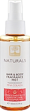 Perfumowany spray do ciała i włosów Pina Colada - BIOselect Naturals Fragrance Mist — Zdjęcie N1