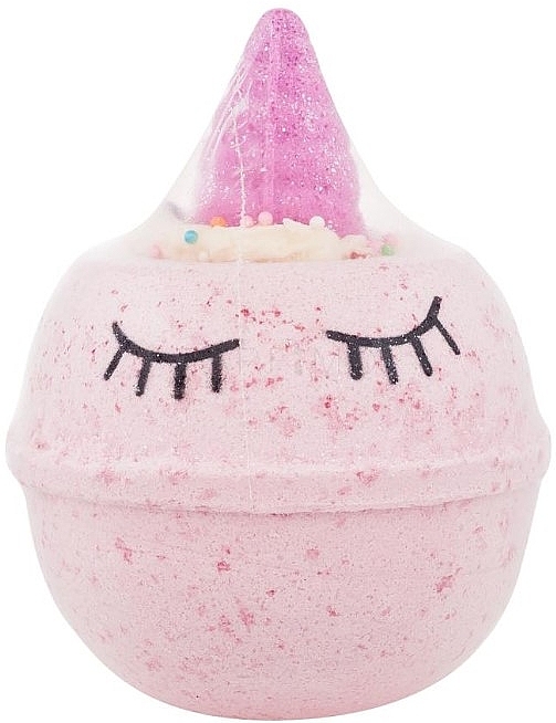 Kula do kąpieli truskawkowa - Cosmetic 2K Bubbling Unicorn Bath Fizzer Strawberry — Zdjęcie N1