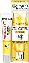 Kup Fluid przeciwsłoneczny z witaminą C - Garnier SkinActive Invisible Anti-Spot With Vitamin C SPF 50+