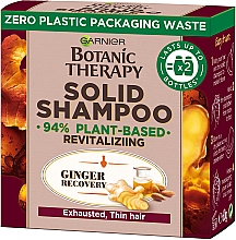 Szampon w kostce do włosów zniszczonych i cienkich Rewitalizujący - Garnier Botanic Therapy Solid Shampoo — Zdjęcie N4