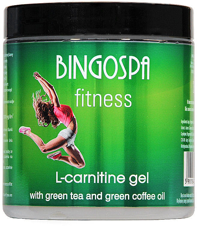 L-karnityna w żelu Zielona herbata - BingoSpa L-Carnitine Gel Green Tea — Zdjęcie N1