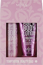 Zestaw kosmetyków do ciała - Mades Cosmetics M|D|S Baty & Body Temptation (b/wash/200ml + b/milk/150ml) — Zdjęcie N1