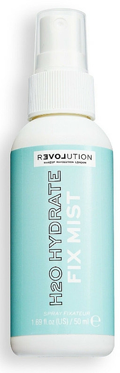 Nawilżający spray do utrwalania makijażu - Relove By Revolution H2O Hydrate Fix Mist — Zdjęcie N1