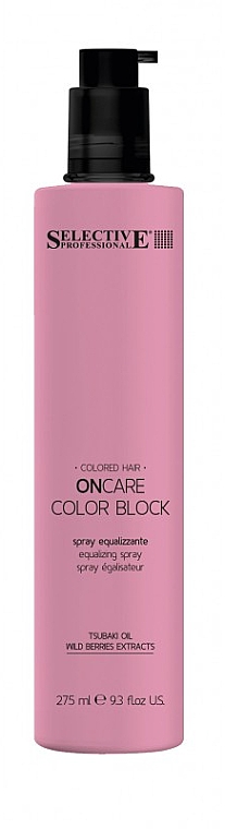 Spray wygładzający bez spłukiwania - Selective Professional OnCare Color Block Equalizing Spray — Zdjęcie N1