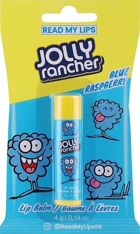 Balsam do ust - Read My Lips Jolly Rancher Blue Rapsberry Flavored Lip Balm — Zdjęcie N1