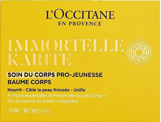 Balsam do ciała - L'Occitane Immortelle Karite Pro-Youth Body Care Body Balm — Zdjęcie N1