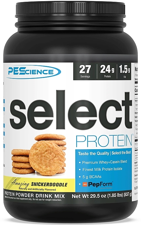 Białkowy suplement diety Ciasteczka - PEScience Select Protein Amazing Snickerdoodle — Zdjęcie N2