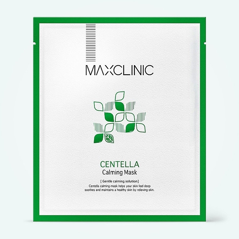 Maseczka do twarzy z ekstraktem z Centella Asiatica - MAXCLINIC Centella Calming Mask — Zdjęcie N1